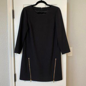 J. Crew Black Shift Dress